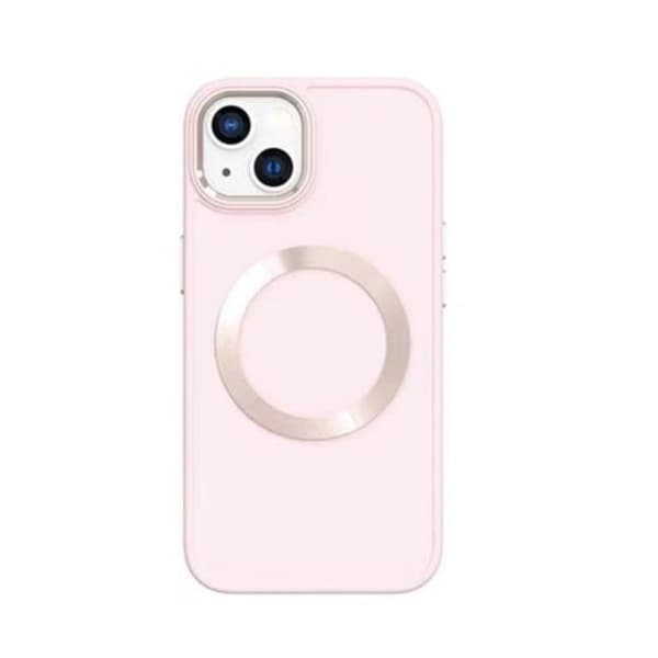 BOOM iPhone 14 Plus Skal Magsafe Liquid Silicone - Rosa
