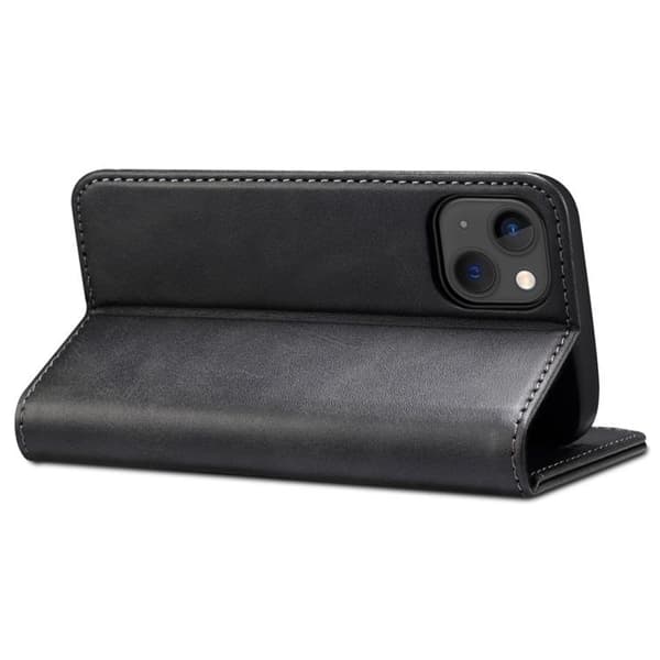 SUTENI iPhone 14 Plus Plånboksfodral Magnetic Kickstand - Svart