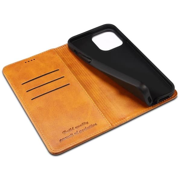 SUTENI iPhone 14 Plus Plånboksfodral Magnetic Kickstand - Khaki