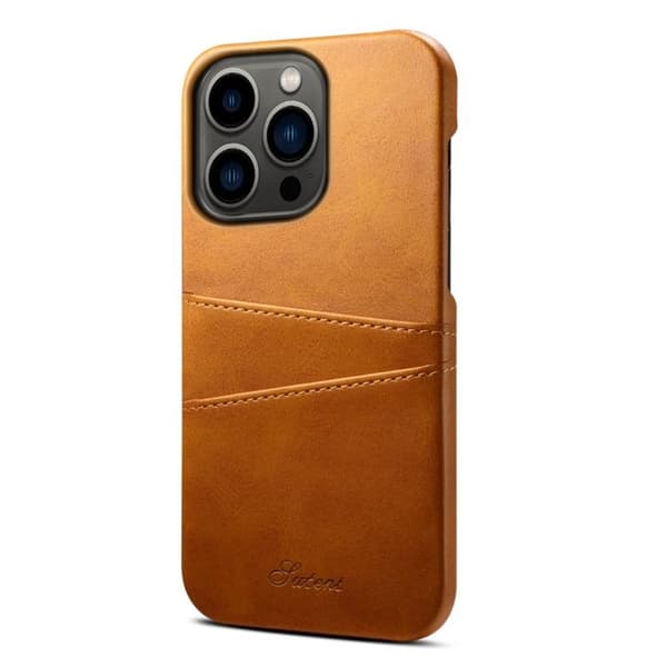 SUTENI iPhone 14 Pro Max Skal Korthållare - Khaki
