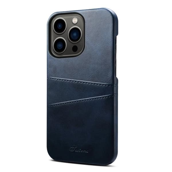 SUTENI iPhone 14 Pro Skal Korthållare - Blå