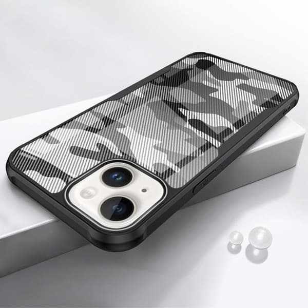 Rzants iPhone 14 Plus Skal Camouflage - Svart