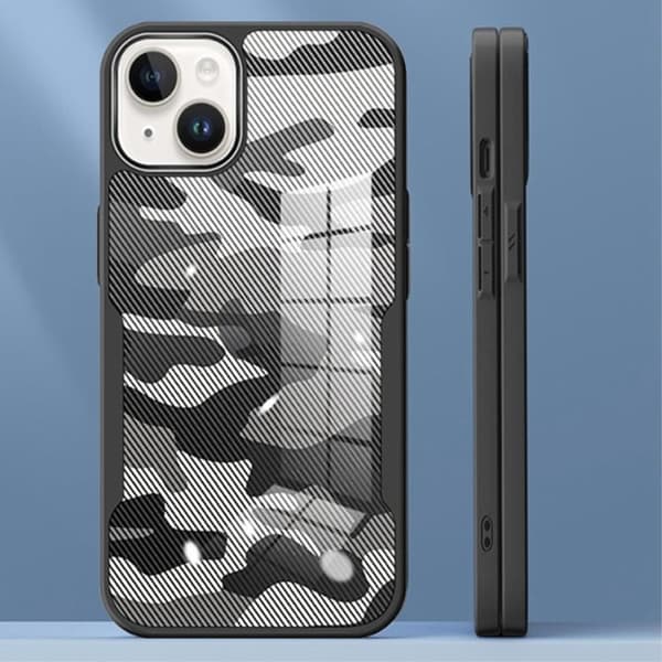 Rzants iPhone 14 Plus Skal Camouflage - Svart