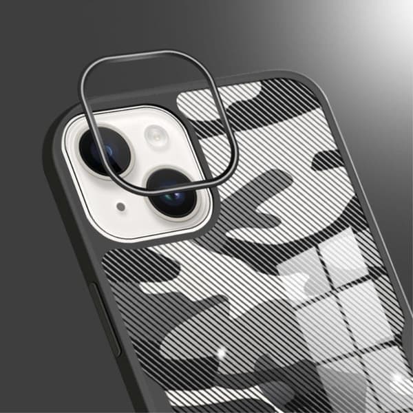Rzants iPhone 14 Plus Skal Camouflage - Svart