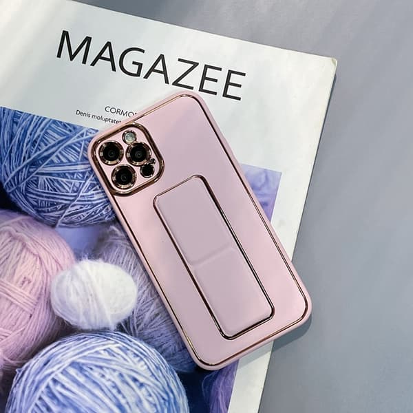 iPhone 12 Pro Skal Kickstand - Rosa