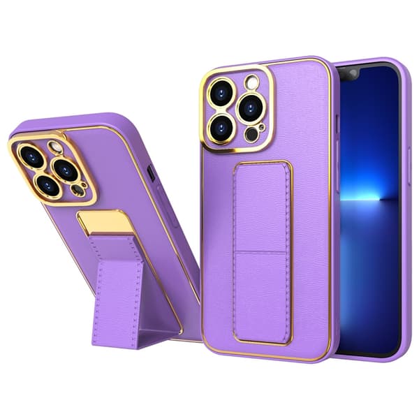 iPhone 12 Pro Skal Kickstand - Lila