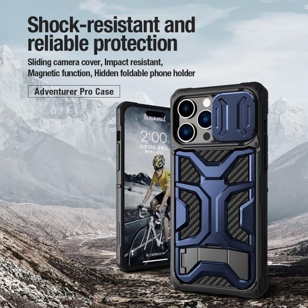 Nillkin iPhone 14 Pro Skal Adventurer Pro - Blå