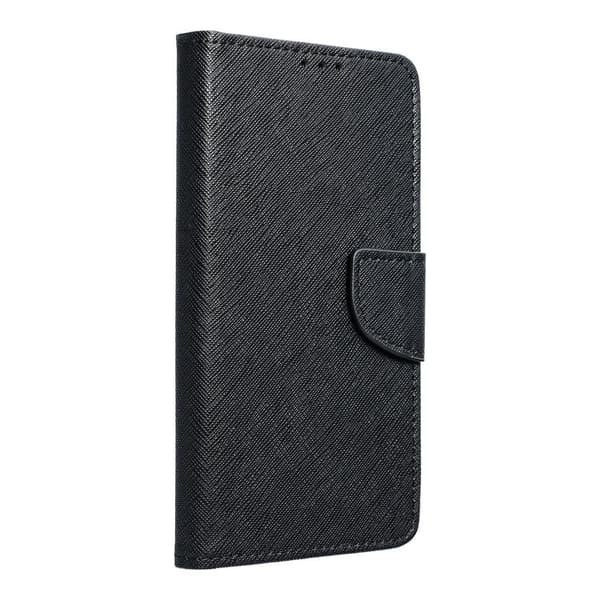 Galaxy A40 Plånboksfodral Fancy Eco Läder - Svart