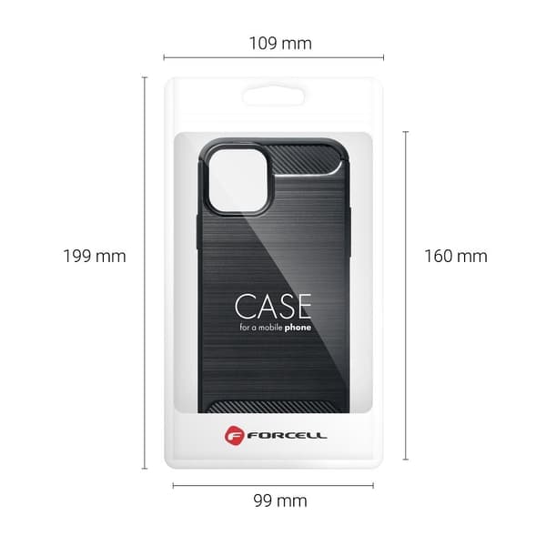 Galaxy A71 4G Skal Forcell Carbon Mjukplast - Svart