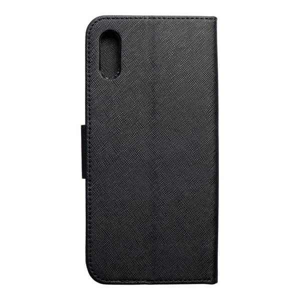 Redmi 9A/9AT Plånboksfodral Fancy Eco Läder - Svart