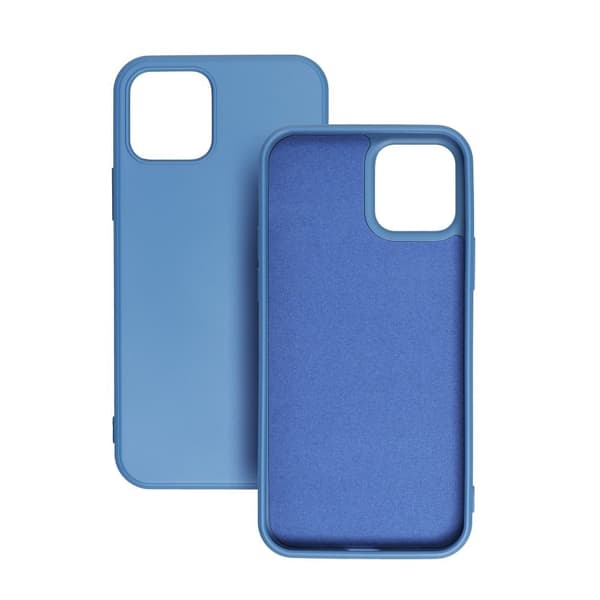 iPhone 12/12 Pro Skal Forcell Silikon Lite Blå