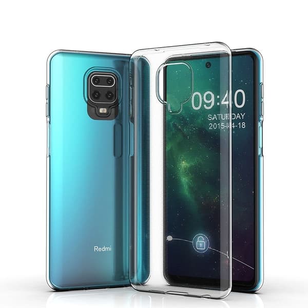 Redmi Note 9S/9 Pro Baksideskal Clear 2mm Mjukplast