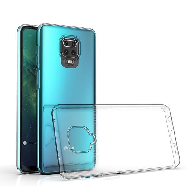 Redmi Note 9S/9 Pro Baksideskal Clear 2mm Mjukplast