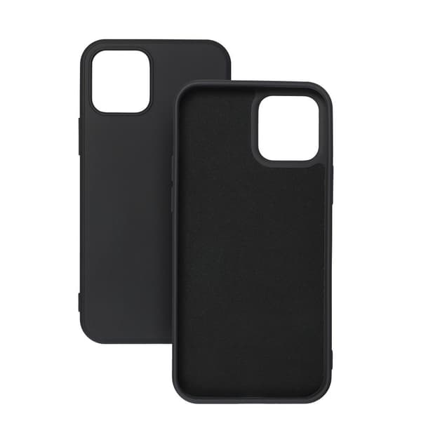iPhone 13 Skal Forcell Silikon Lite Mjukplast Svart