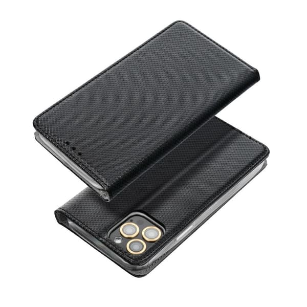 Galaxy S21 FE Plånboksfodral Smart Konstläder - Svart