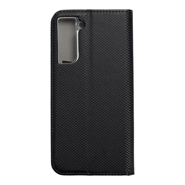 Galaxy S21 FE Plånboksfodral Smart Konstläder - Svart