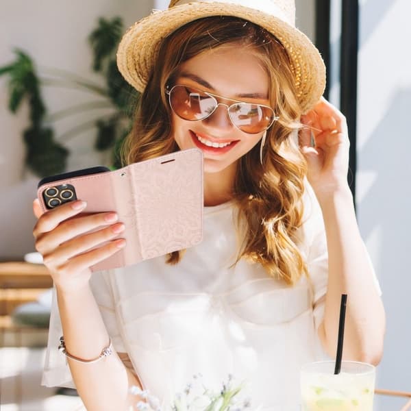 Redmi 9C/9C NFC Plånboksfodral Mezzo - Rosé- Guld