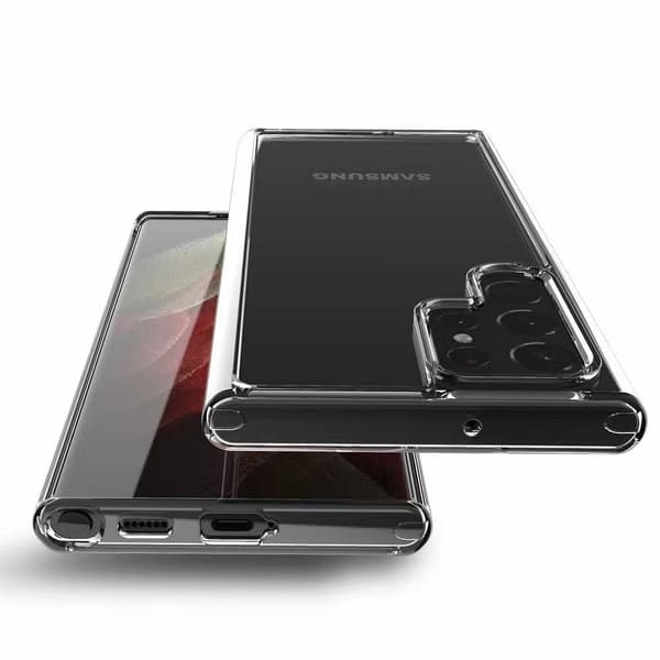 Samsung Galaxy S22 Ultra Skal Clear 2mm Mjukplast Clear