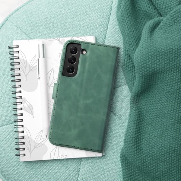 Galaxy A52s/A52 5G/A52 4G Plånboksfodral Forcell Tender - Grön