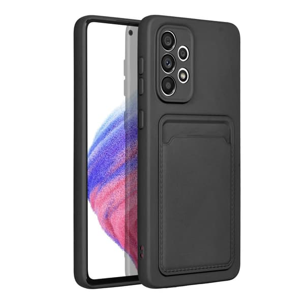 Galaxy A33 5G Skal Forcell Korthållare Mjukplast - Svart