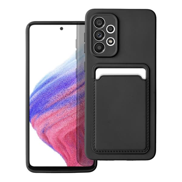 Galaxy A33 5G Skal Forcell Korthållare Mjukplast - Svart