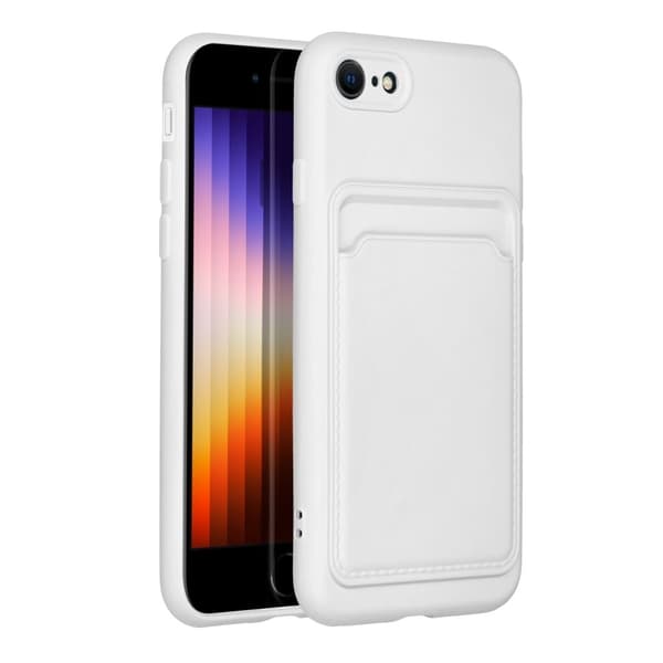 iPhone 7/8/SE (2020/2022) Skal Forcell Korthållare Vit