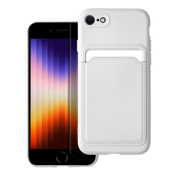iPhone 7/8/SE (2020/2022) Skal Forcell Korthållare Vit
