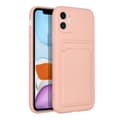 Miniatyrbild 2 av 11: iPhone 11 Skal Forcell Korthållare Mjukplast - Rosa