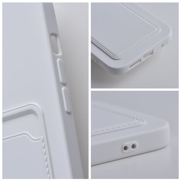 Galaxy A33 5G Skal Forcell Korthållare Mjukplast Vit