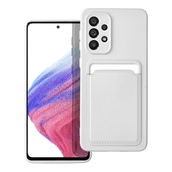 Galaxy A33 5G Skal Forcell Korthållare Mjukplast Vit