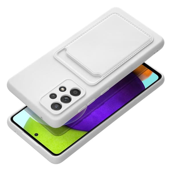 Galaxy A52s/A52 5G/A52 4G Skal Forcell Korthållare Vit