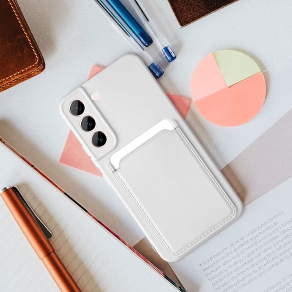 Galaxy A52s/A52 5G/A52 4G Skal Forcell Korthållare Vit