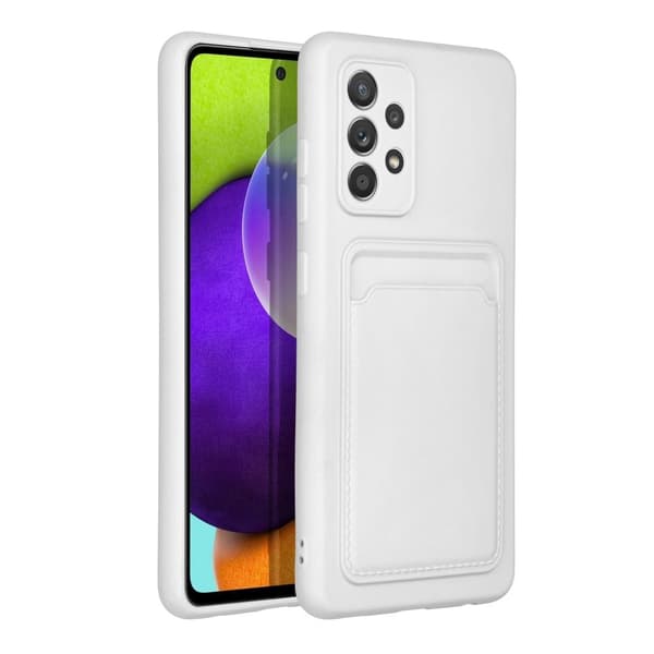 Galaxy A52s/A52 5G/A52 4G Skal Forcell Korthållare Vit