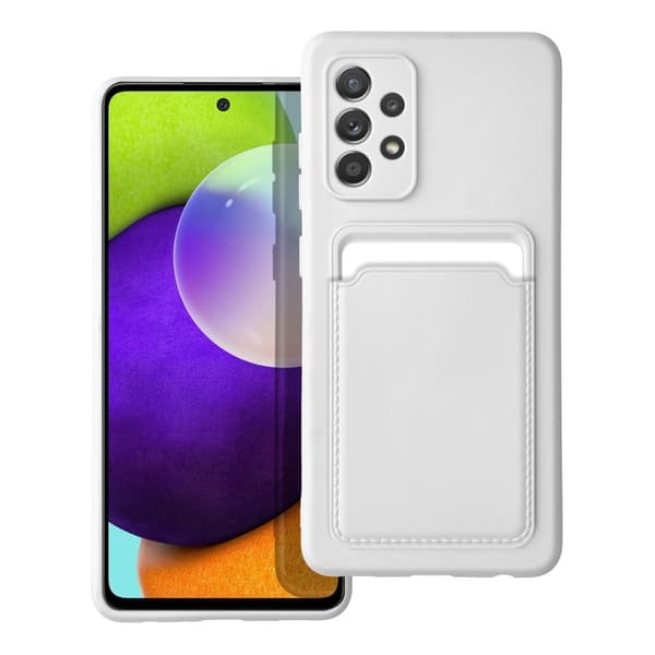 Galaxy A52s/A52 5G/A52 4G Skal Forcell Korthållare Vit