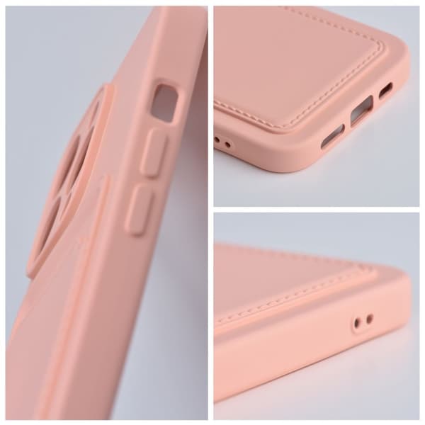 Galaxy S21 FE Skal Forcell Korthållare Mjukplast - Rosa