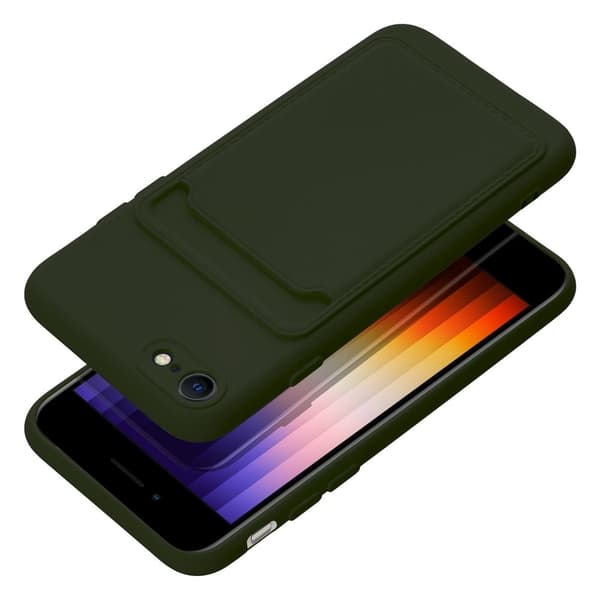 iPhone 7/8/SE (2020/2022) Skal Forcell Korthållare - Grön