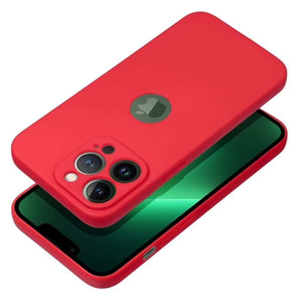 Forcell iPhone 14 Pro Skal Soft Mjukplast Röd