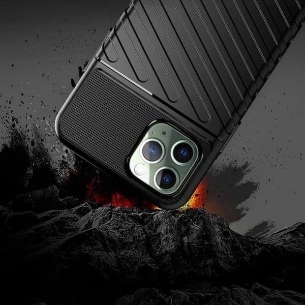 Forcell iPhone 14 Pro Skal Thunder Mjukplast Svart