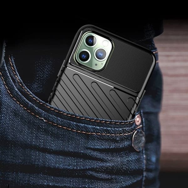 Forcell iPhone 14 Pro Skal Thunder Mjukplast Svart