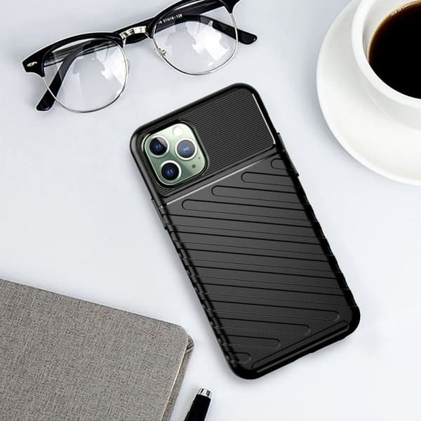 Forcell iPhone 14 Pro Skal Thunder Mjukplast Svart