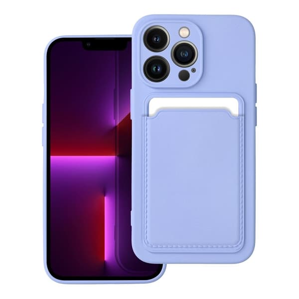 Forcell iPhone 14 Pro Skal Korthållare Violett