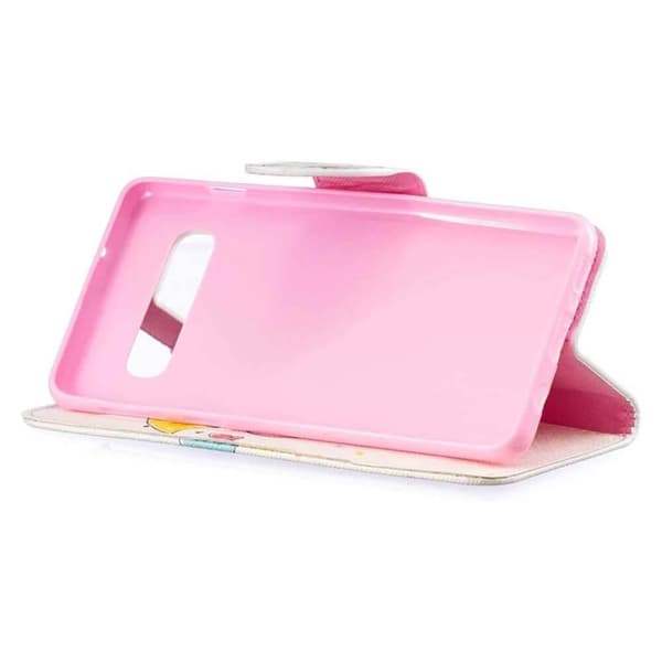 Plånboksfodral Samsung Galaxy S10 Plus - Elefant med Paraply
