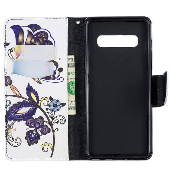 Plånboksfodral Samsung Galaxy S10 Plus - Elegant Fjäril