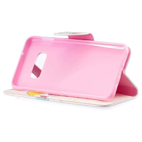 Plånboksfodral Samsung Galaxy S10e - Elefant med Paraply