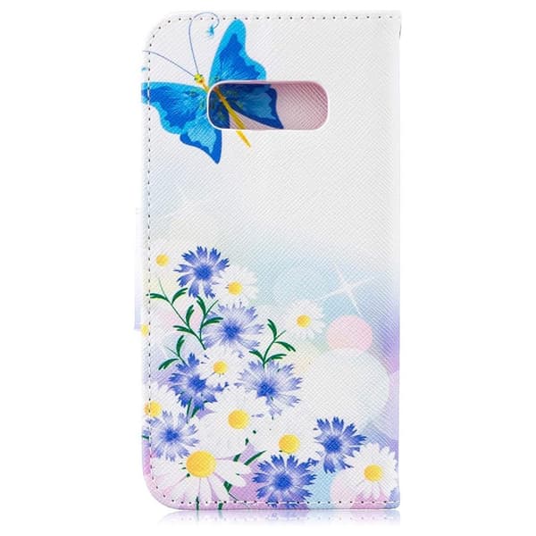 Plånboksfodral Samsung Galaxy S10e - Fjärilar och Blommor