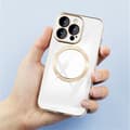 Miniatyrbild 7 av 8: iPhone 14 Pro Max Magsafe Skal Gold Edge - Blå