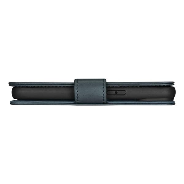 iCarer iPhone 14 Plus Plånboksfodral 2in1 Äkta Läder Anti-RFID - Blå