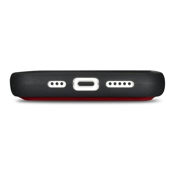 iCarer iPhone 14 Plus Plånboksfodral 2in1 Anti-RFID - Röd