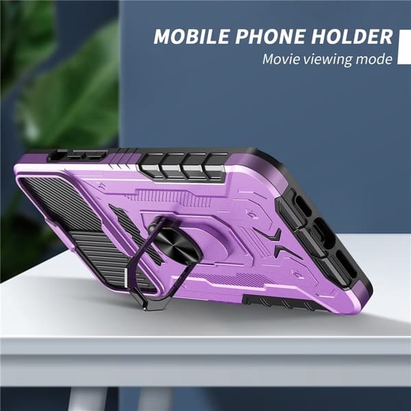 iPhone 14 Pro Max Skal Ringhållare Kickstand - Lila
