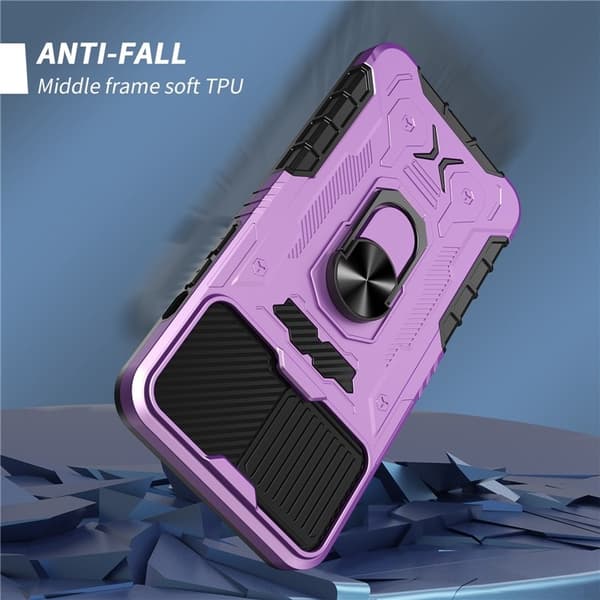 iPhone 14 Pro Max Skal Ringhållare Kickstand - Lila